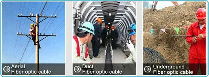 Fiber Optic Cable Armour GYTA for Aerial and Duct Laying