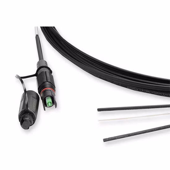 GJXFH 屋外光ファイバーケーブル、FTTH、チャネル設置アプリケーション、GJXFH03 ケーブル